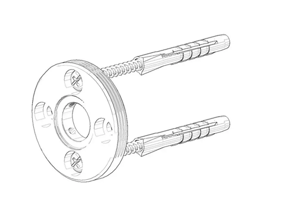 DORNBRACHT Befestigungssatz rund ERSATZTEILE 05176250000 M50 x 1,5 mm, 0517625000090 Galeriebild 1